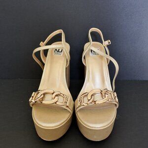Ninety Union Women's Tan and Gold Sandals